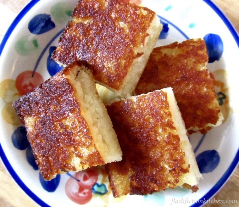 Fijian Cassava Cake (Paleo, AIP, Vegan) from Flash Fiction Kitchen