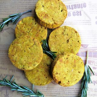 Kabocha Squash Biscuits (Paleo, AIP, Vegan) with rosemary