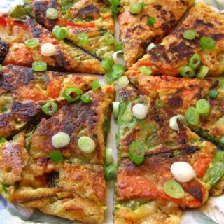 Korean pajeon (paleo, AIP, Vegan) from Flash Fiction Kitchen