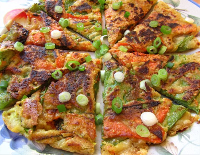 Korean pajeon (paleo, AIP, Vegan) from Flash Fiction Kitchen