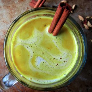 Golden Milk Chai (paleo, vegan, AIP) from Flash Fiction Kitchen