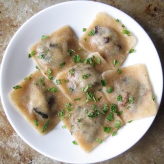 Lamb & Mint Ravioli (paleo, AIP) from Flash Fiction Kitchen