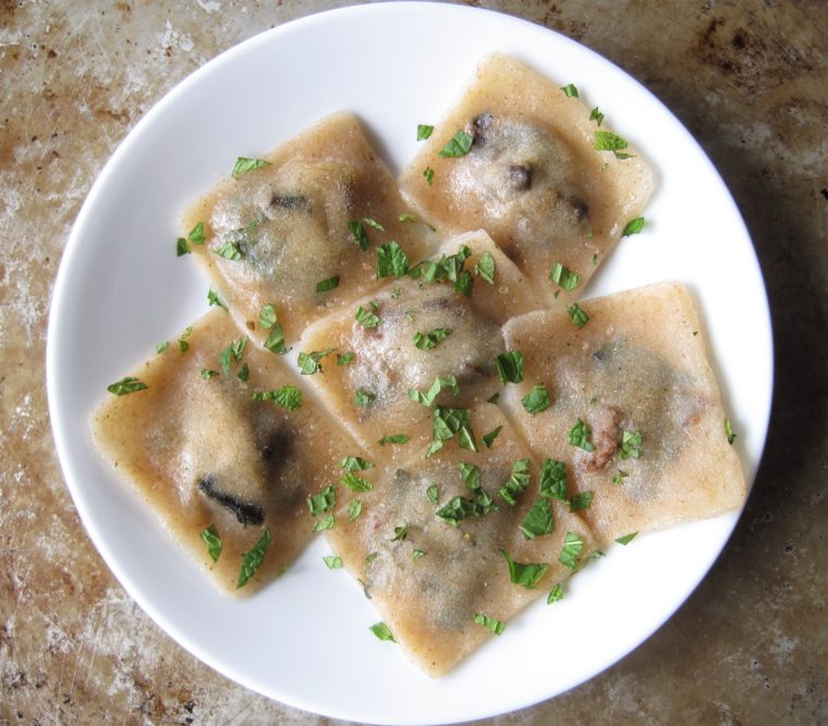 Lamb & Mint Ravioli (paleo, AIP) from Flash Fiction Kitchen