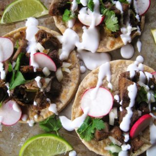 Paleo AIP Lengua Beef Tongue Tacos from Flash Fiction Kitchen