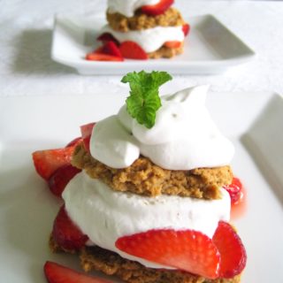 Strawberry Shortcake from Flash Fiction Kitchen (paleo, AIP, vegan)