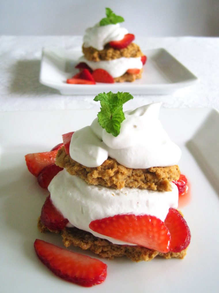 Strawberry Shortcake from Flash Fiction Kitchen (paleo, AIP, vegan)