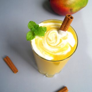 Mango Lassi (paleo, AIP, vegan) from Flash Fiction Kitchen