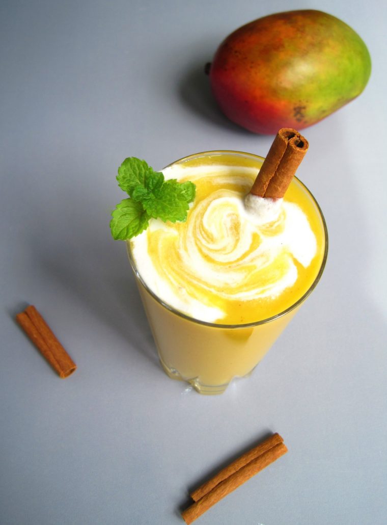 Mango Lassi (paleo, AIP, vegan) from Flash Fiction Kitchen