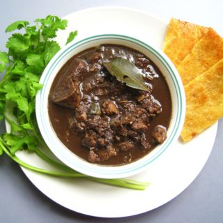 Dinuguan (Filipino pork blood stew, paleo, AIP) from Flash Fiction Kitchen