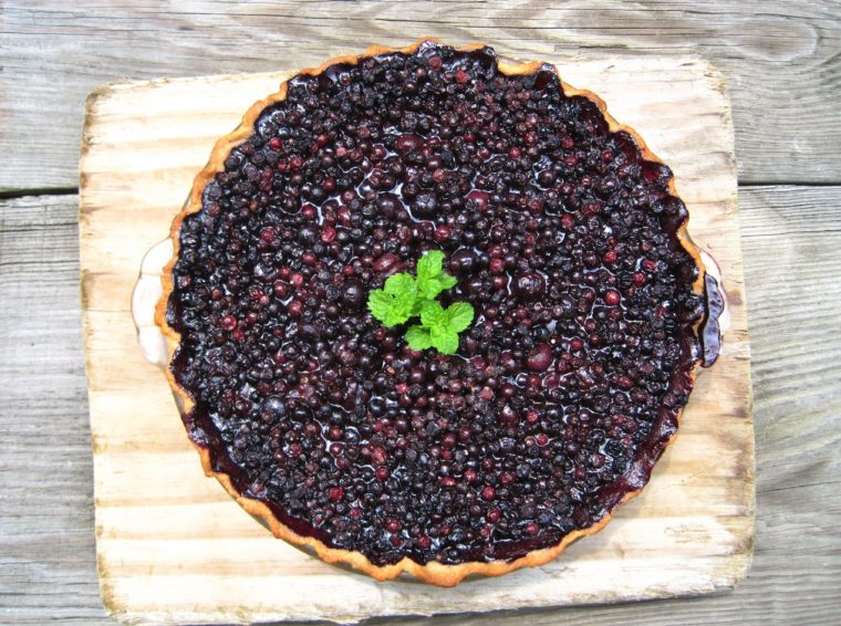 Paleo AIP Wild Maine Blueberry Pie from Flash Fiction Kitchen