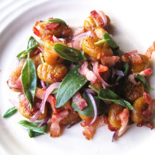 Pumpkin Gnocchi with Bacon & Sage (paleo, AIP)