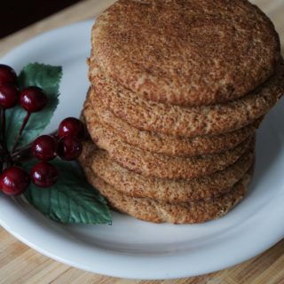 Snickerdoodles (paleo, AIP, vegan) from Flash Fiction Kitchen