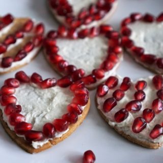 Valentine's Day Pomegranate Sugar Cookies (paleo, AIP, vegan)