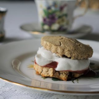 Afternoon Tea Scones with Jam & 'Clotted Cream' (paleo, AIP)