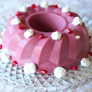 Berry Blancmange (panna cotta, Paleo, AIP) from Flash Fiction Kitchen