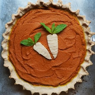 Carrot Pie (paleo, vegan, AIP) from Flash Fiction Kitchen