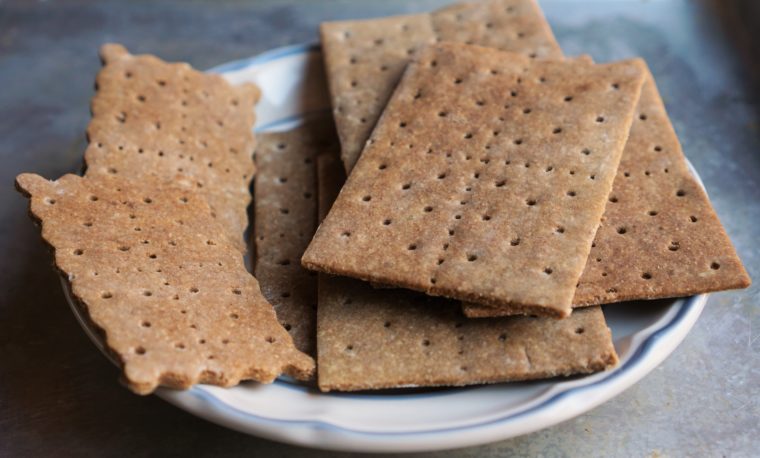 Graham crackers (paleo, AIP, vegan) from Flash Fiction Kitchen